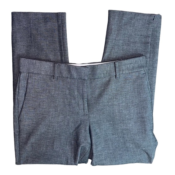 Ann Taylor Pants - Ann Taylor Devin Fjt grey cropped straight leg work pants